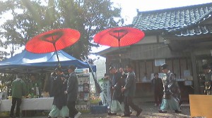 糸魚川けんか祭り４月１０日朝の様子