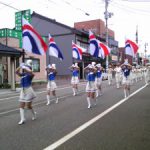 日本海クラシックカーレビュー市内県警パレード