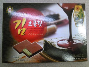 韓国土産 のりチョコレート