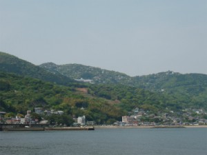 静岡県熱海市の海岸線