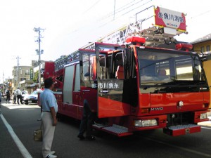 糸魚川消防署はしご車
