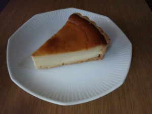 白馬村スイートショットのチーズケーキ