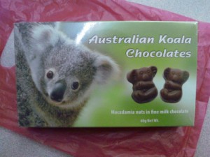 オーストラリア土産コアラチョコレート