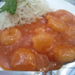 台湾料理福泰源の海老チリ定食